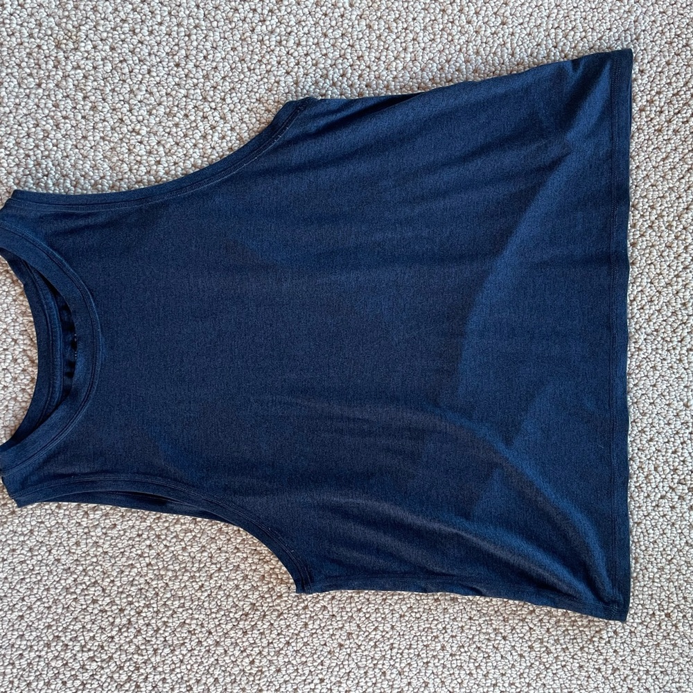 Athleta Navy Muscle Tee